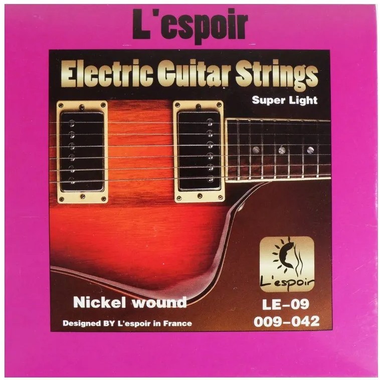 Струны для электрогитары LESPOIR LE-09