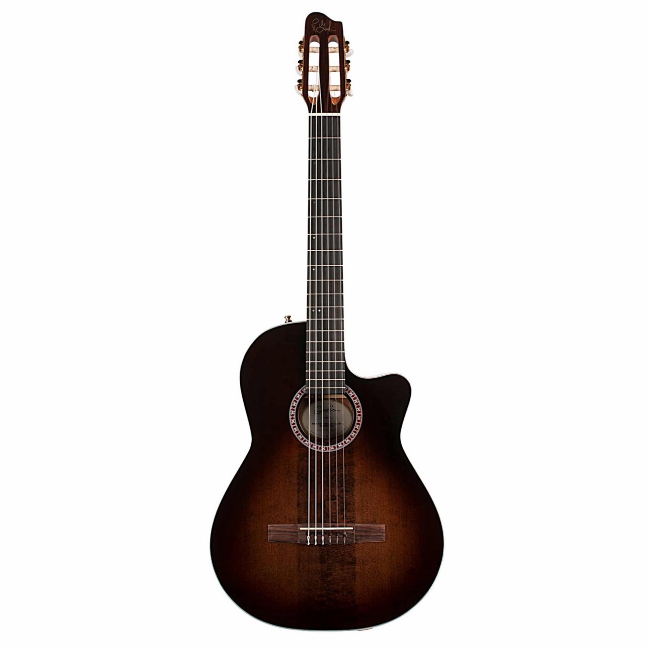 Электроклассическая гитара Godin ARENA PRO CW BOURBON BURST CRESCENT II