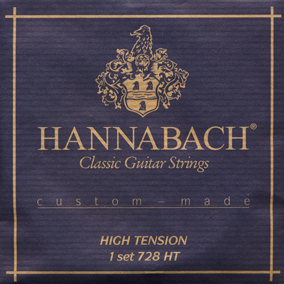 Струны для классической гитары Hannabach 728HTС CARBON